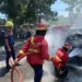 Honda Freed Terbakar di Padang, Jumat (24/7/2026), siang.