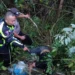 Lokasi kecelakaan tunggal sepeda motor di Sungai Rumbai, Dharmasraya, Minggu (26/7/2026), subuh.