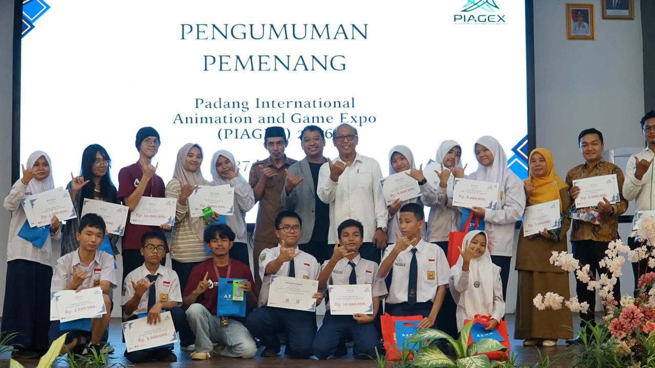 PIAGEX 2026 Berakhir, Generasi Muda Padang Tunjukkan Kreativitas Digital