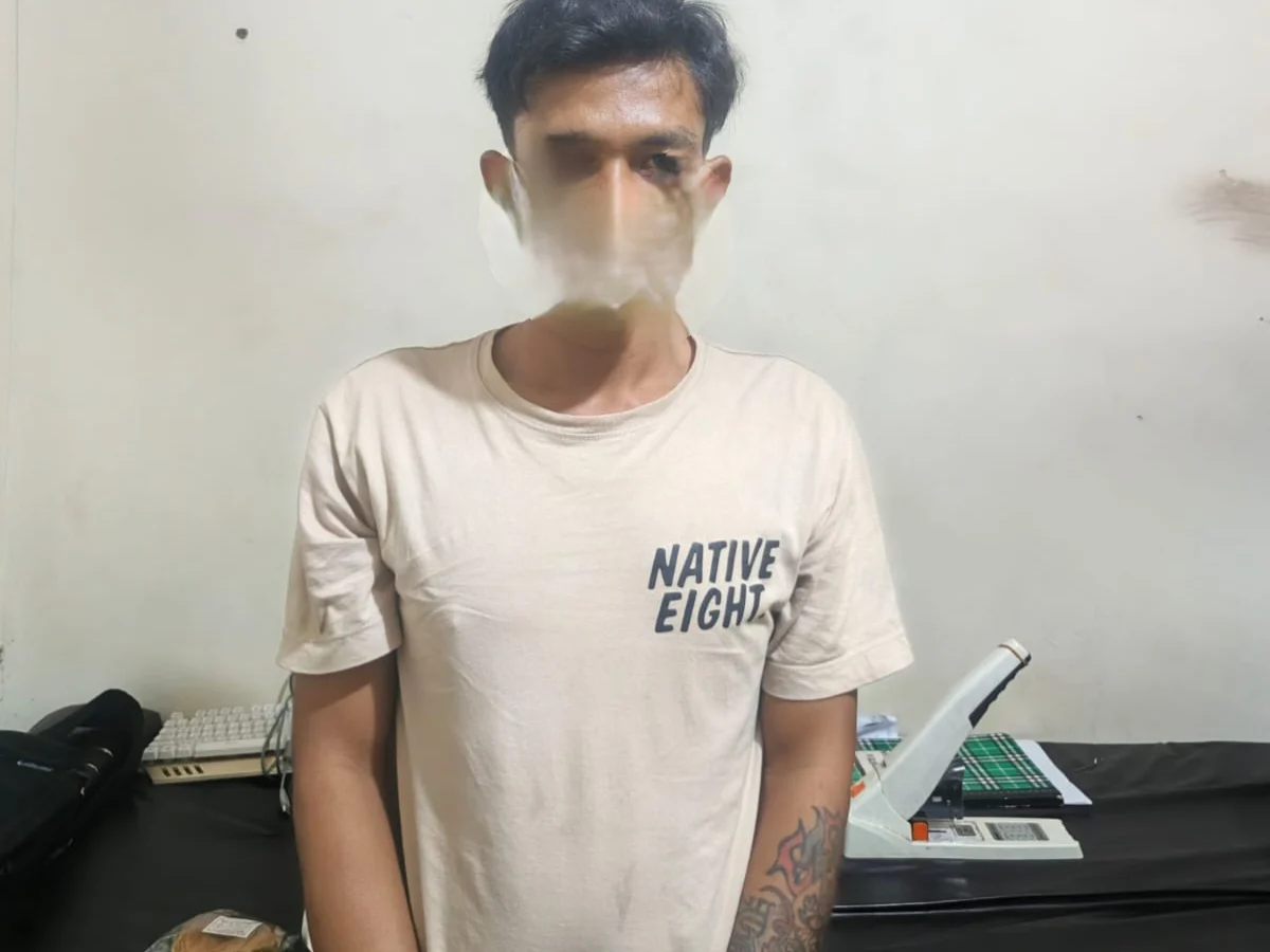 Residivis Pencuri Material Bangunan di Kurao Pagang Kota Padang Dibekuk, Aksi Tersangka Terekam CCTV