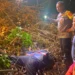 Korban saat ditemukan tertelungkup di tengah kebun karet, Selasa (21/7/2026)