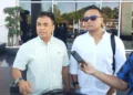 Kuasa hukum BSN, Hermansyah Hutagalung dan Daniel Panggabean saat mendatangi Kantor Kejati Sumbar, Kamis (23/7/2026).