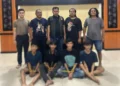Keempat tersangka diamankan di Polres Pessel, Kamis (23/7/2026)