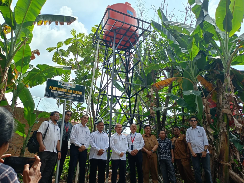 Unand Gandeng BTN Cabang Padang Bantu Penyediaan Sarana Air Bersih di Lambung Bukik