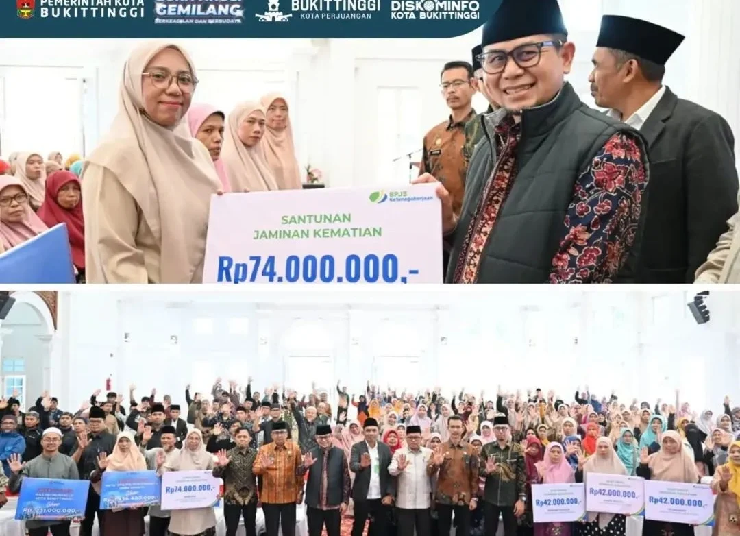 735 Guru Keagamaan dan 154 Garin di Bukittinggi Terima Insentif Triwulan II 2026