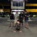 Tersangka saat diamankan di Polresta Padang