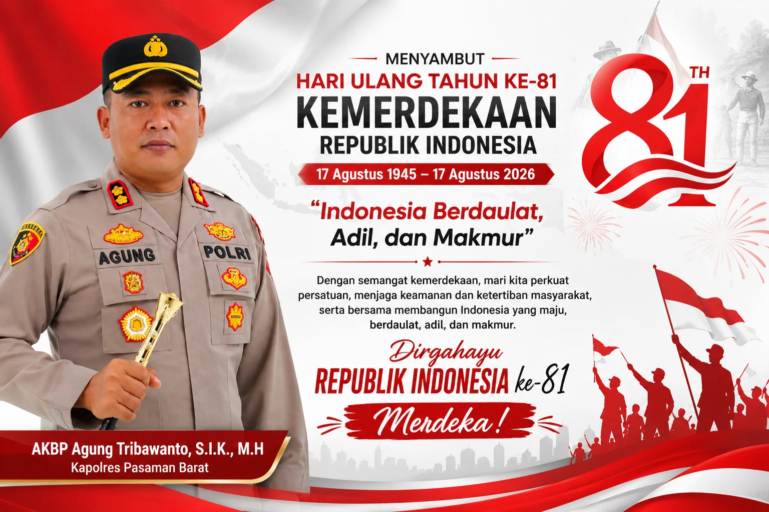 Ucapan Kapolres Pasaman