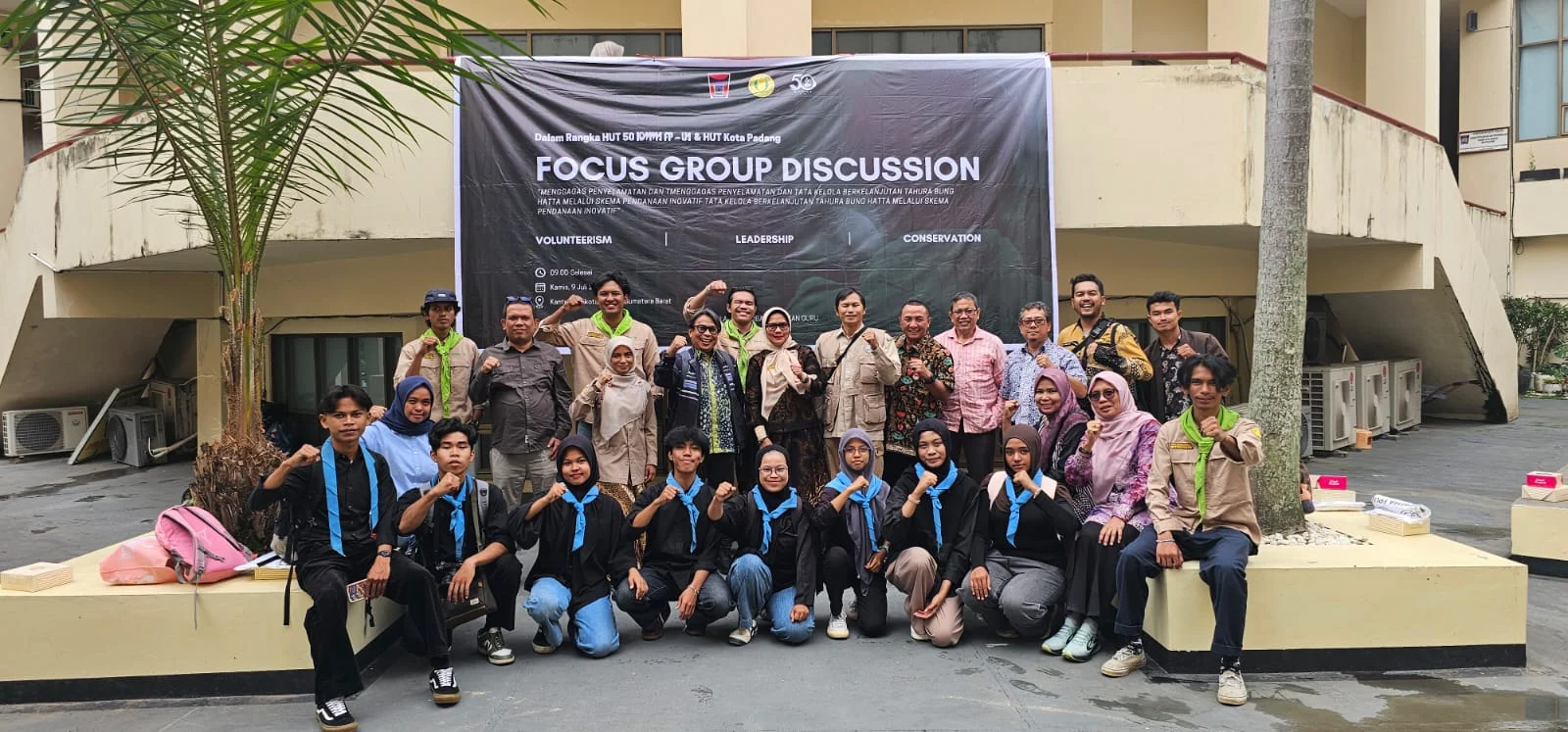 KOMMA Fakultas Pertanian Universitas Andalas Gelar FGD Tata Kelola Berkelanjutan Tahura Dr. Mohammad Hatta pada Peringatan 50 Tahun Pengabdian