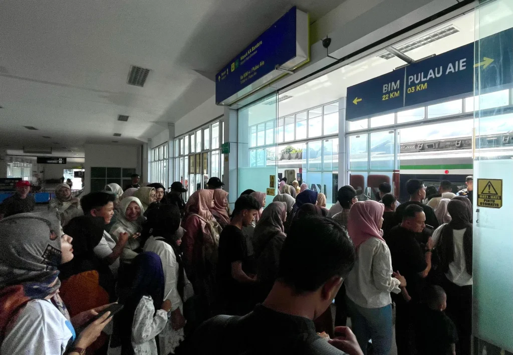 KAI Divre II Sumbar Layani Hampir 150 Ribu Penumpang Selama Libur Sekolah