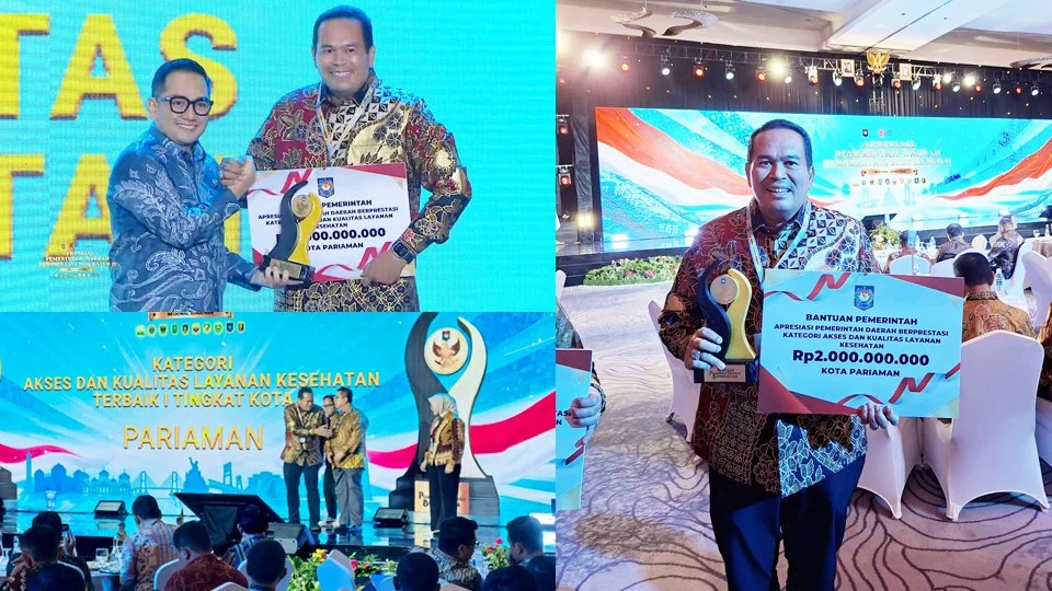 Raih terbaik 1 Pemerintah Daerah Perprestasi, Pemko Pariaman Dapat Bantuan dana Rp2 Miliar