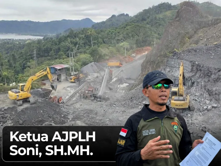 Ketua AJPLH, Soni soroti izin Tambang di Perbatasan Pessel (ist)