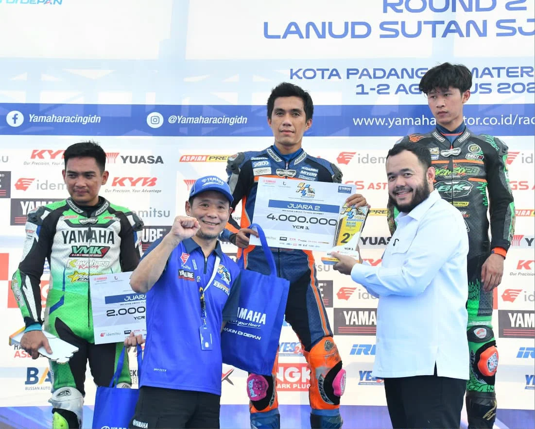 Wako Fadly Amran Tutup Yamaha Cup Race Seri II 2026, Padang Kembali Jadi Magnet Balap Nasional