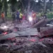 Kondisi rumah korban usai kebakaran, Kamis (6/8/2026)