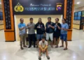 Tersangka diamankan polisi