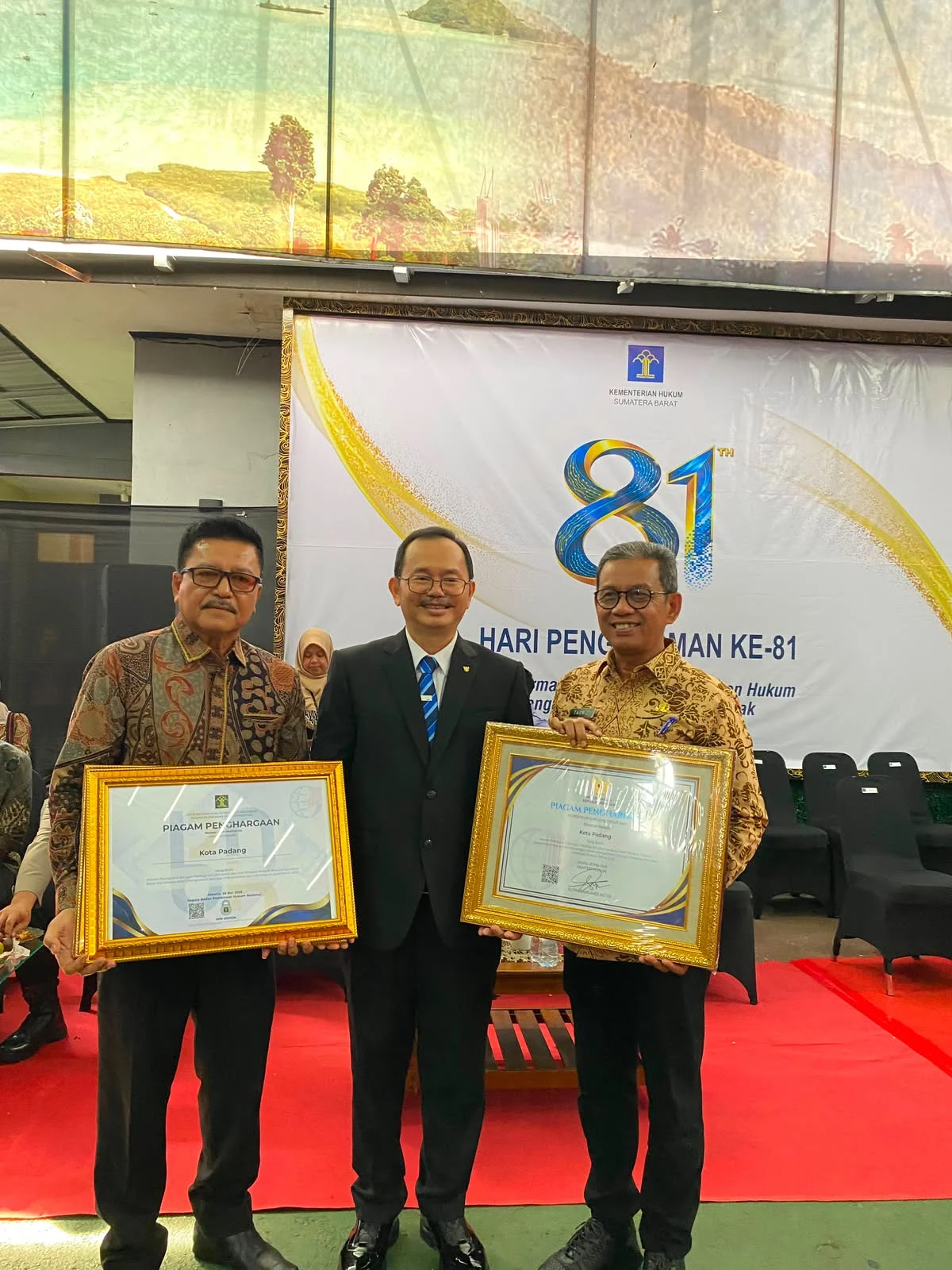 Kota Padang Borong Prestasi Hukum, JDIHN Nasional dan IRH Sumbar