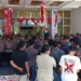 Gerakan Masyarakat Muda Sumbar Menggugat (GMMSM) mendesak Gubernur Sumatera Barat aksi di Kantor Disdik Sumbar, Kamis (27/8/2026).