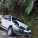 Kondisi minibus terios usai terlibat kecelakaan di Bonjol Pasaman, Minggu (2/8/2026)