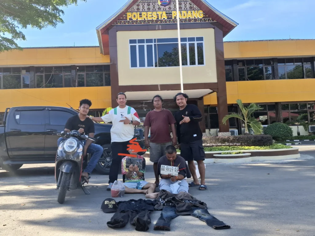 Residivis Curanmor Ditangkap Bersama Rekannya di Gunung Pangilun