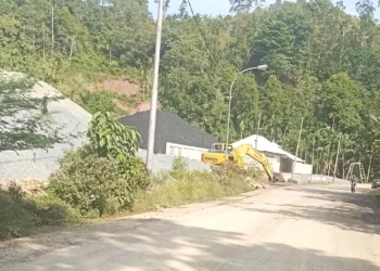 Stokpile Batu Bara di sekitar Pelabuhan Panasahan Painan (Dok. Prof. Rodi Chandra)