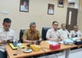 Rapat terkait PAP Perkebunan di 6 Kabupaten yang menunggak pajak hingga Agustus 2026, dipimpin Kepala Bapenda Sumbar Al Amin, bersama Kepala UPTD Enam Kabupaten di Sumbar, Selasa (11/8/2026).