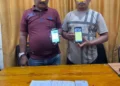 Kedua tersangka saat diamankan Polres Pessel