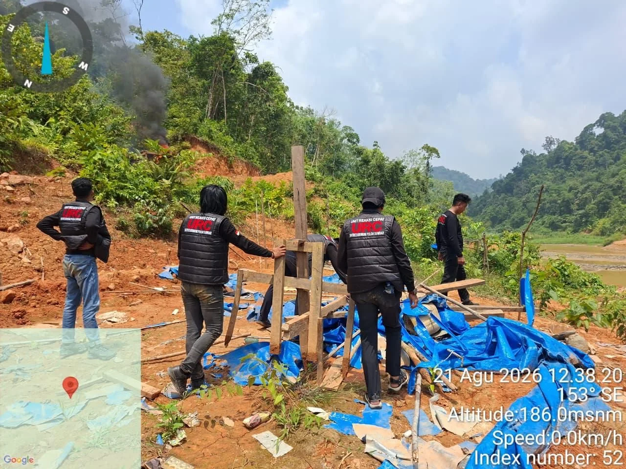 Berantas PETI, Polres Solsel Sasar Dua Lokasi di Sangir Batang Hari