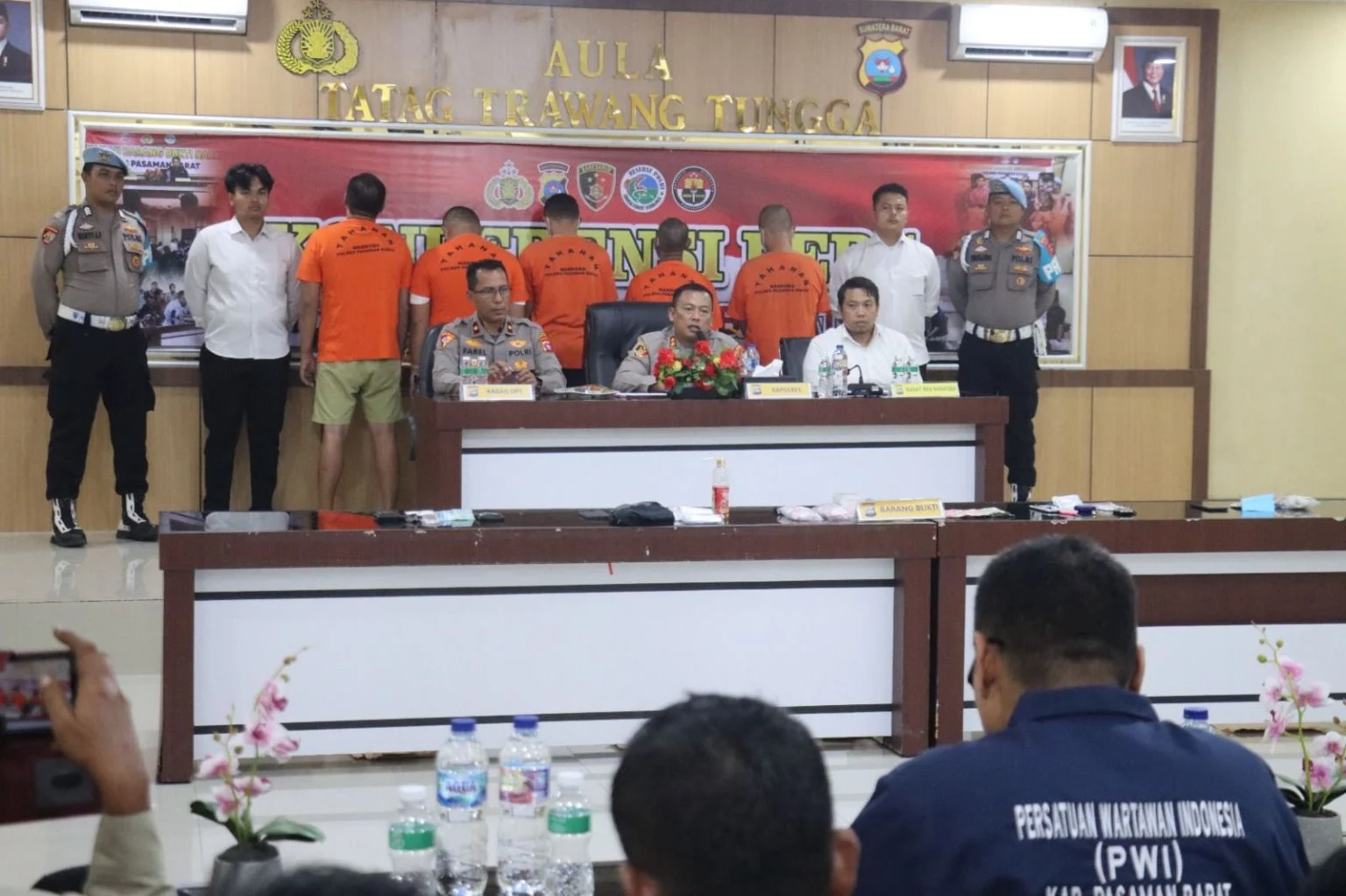 Polres Pasbar Ungkap 37 Kasus Narkoba Sepanjang Semester I 2026