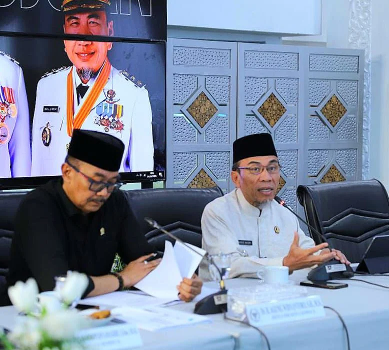 Kunker Komisi X DPR RI ke Padang, Wawako Sampaikan Aspirasi Percepatan Penanganan Sekolah Rawan Banjir