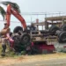Kondisi truk tangki usai kecelakaan di Kelok Awas, Indrapura, Pessel, Rabu (16/9/2026)
