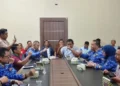 Rapat koordinasi membahas kesiapan kontingen Pesisir Selatan menghadapi Porprov XVI, Kamis (17/9/2026)