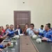 Rapat koordinasi membahas kesiapan kontingen Pesisir Selatan menghadapi Porprov XVI, Kamis (17/9/2026)