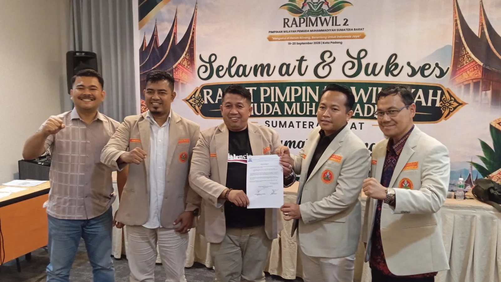 Satu Suara! PWPM Sumbar Dukung Najih Prasetyo Ceketum Pemuda Muhammadiyah