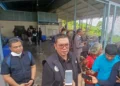 Kepala BNNP Sumbar, Toton Rasyid, didampingi Waka BNNP Sumbar Kombes Pol. Fery Herlambang