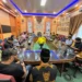 Kopi pagi Kemenag Sumbar bersama media di Padang, Kamis (24/9/2026)