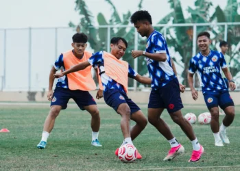 Pemain Semen Padang FC berlatih persiapan, Jumat (25/9/2026)