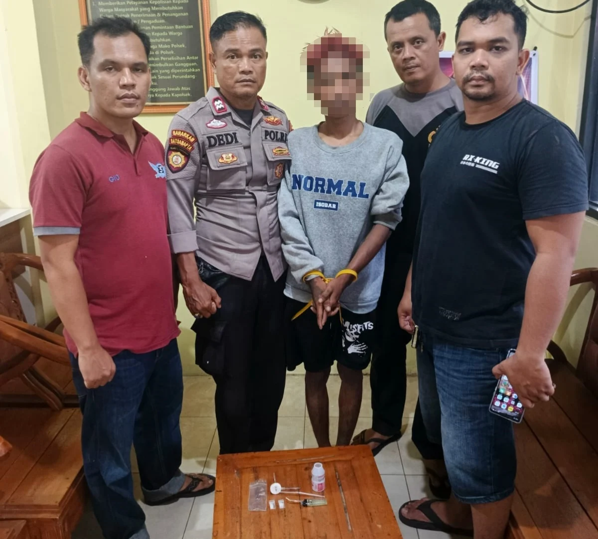Polsek Pancung Soal Gerebek Kontrakan, Satu Pemuda Ditangkap Terkait Sabu