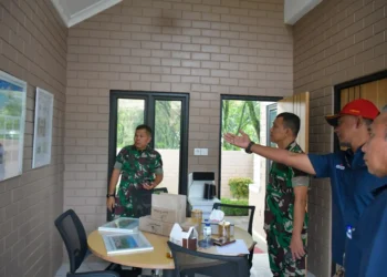 Siap Berkolaborasi dengan PT Semen Padang, Dandim 0312/Padang Tinjau Rumah Contoh SEPABLOCK
