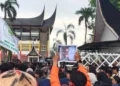 Demo Hari Tani di Kantor Sumbar oleh BEM Sumbar, Kamis (24/9/2026)
