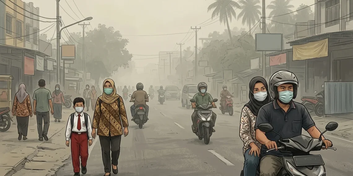 Ilustrasi Kabut Asap