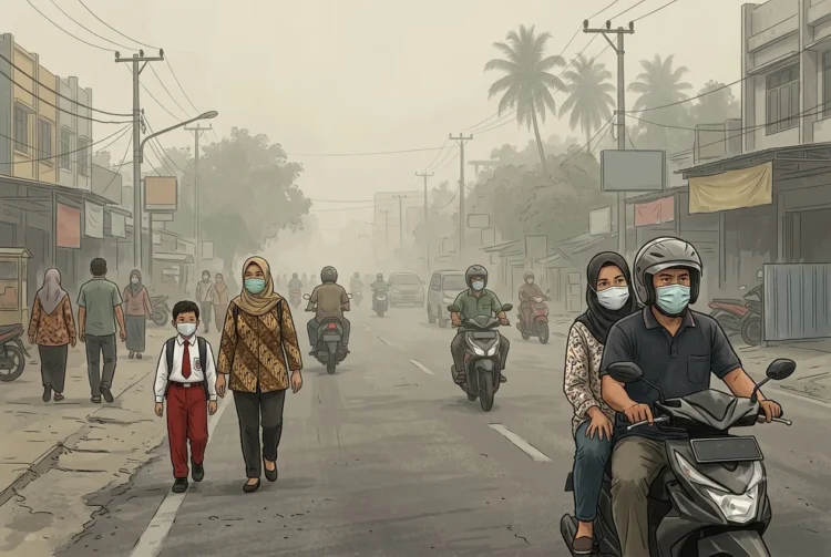 Ilustrasi Kabut Asap