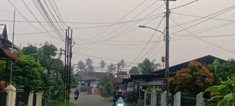 Kabut Asap di Kota Padang (dok. BPBD Padang)