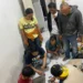Tersangka saat diamankan polisi