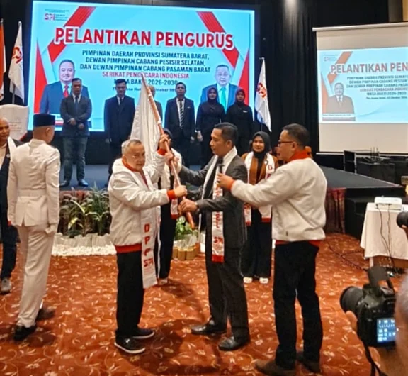 Rodi Candra Resmi Nakhodai DPC SPI Pesisir Selatan, Dilantik Ketum DPP di Padang, Sabtu (4/10/2026)