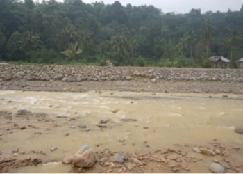 Sebanyak 12 sungai di Sumatra Barat yang terdampak bencana hidrometeorologi pada November 2025, telah selesai ditangani oleh pemerintah pusat. Foto: Tim Media Satgas PRR.