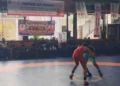 Arena Gulat di Porprov Sumbar di Padang